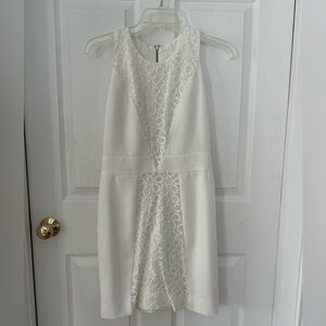 Elegant White Lace Dress